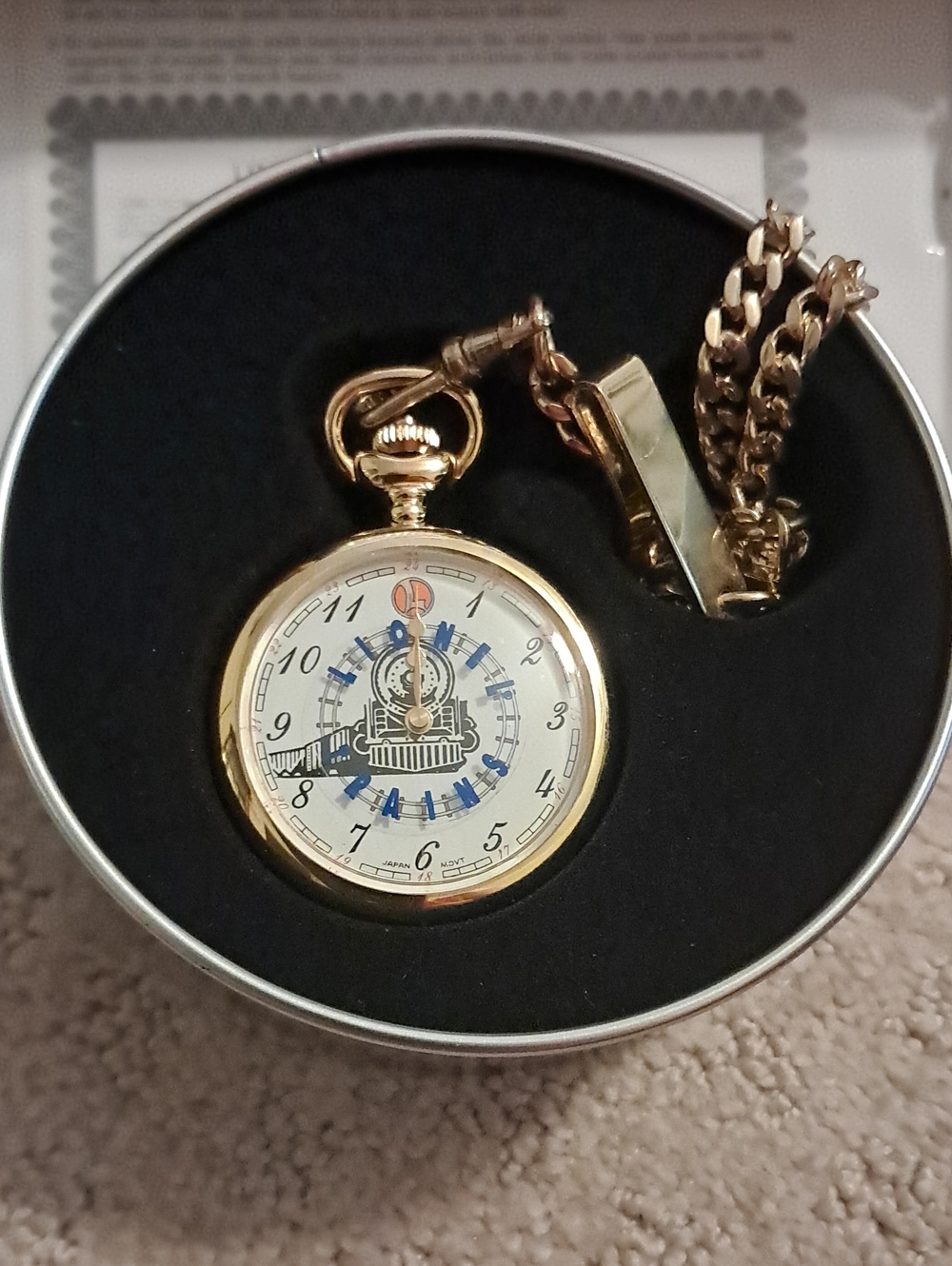 Legendary Lionel Trains - Collectible Train Pocket Watch 1998- vintage